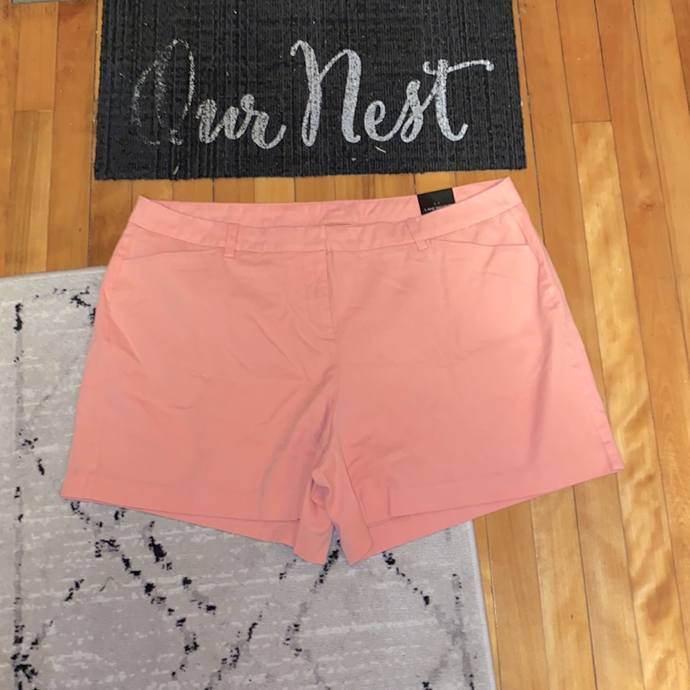 Lane Bryant Salmon Pink Shorts Size 20